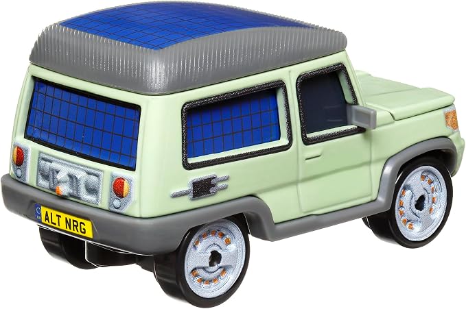 Disney / Pixar CARS 1:55 Scale Die Cast Miles Axlerod with Open Hood - Chase [Palace Chaos 4/9]