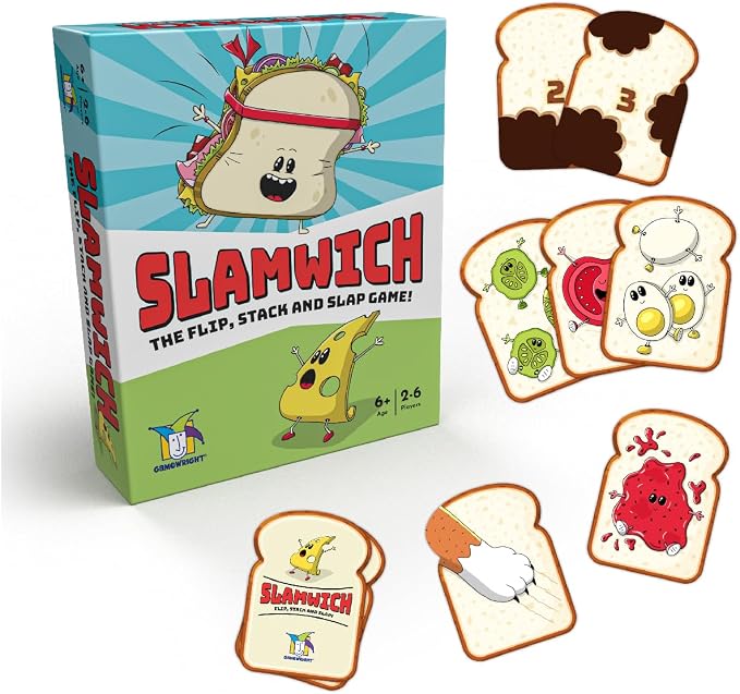 Gamewright – Slamwich – A Fast Flipping Card Game for Kids – Ages 6 and Up – Great for Family Game Night!