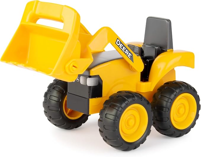 TOMY John Deere Vehicle Set - Includes Dump Truck Toy and Tractor Toy with Loader - Kids Construction and Outdoor Toys - 2 Count - Ages 18 Months and Up