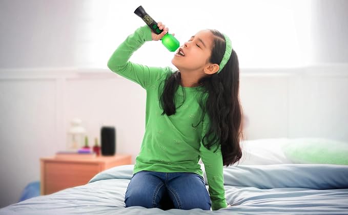 Wicked Toy Microphone for Kids, Includes Built-in Music and Lights, Ideal Toddler Toys (Wicked)
