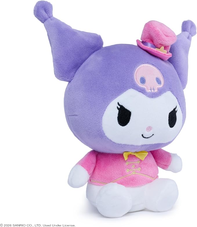 GUND Sanrio Official Hello Kitty and Friends Kuromi Lion Tamer Circus Plush, Collectible Plush Toy, Stuffed Animal for Ages 1 and Up, 6”