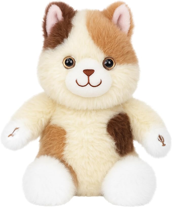 Talking Cat Repeat What You Say Musical Stuffed Animal Shaking Singing Plush Toy Electric Interactive Animated Kitten Plushies Gifts for Kids Girls Boys