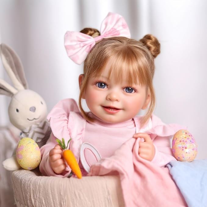 BABESIDE Lifelike Reborn Baby Dolls- Doreen, 17 Inch Cute Realistic-Newborn Baby Doll Poseable Real Life Baby Dolls Girls with Gift Box for 3+ Year Old