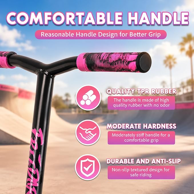 FREEDARE Pro Stunt Scooter, Trick Scooter for Kids, Teens, Boys and Girls, 8 Years Old Above Freestyle Street Scooter for Intermediate and Beginner Skate Park