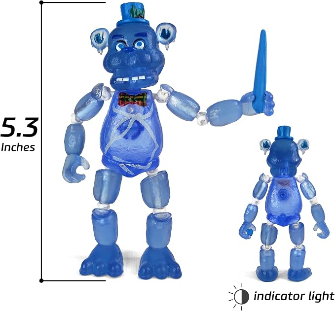 Toysvill Inspired by Five Nights at Freddys | Chocolate Collection | Freddy's Action Figures Toys (FNAF) Set of 6 pcs [Rockstar & Chocolate Freddy, Bonnie, Chica, Easter, Freddy Frostbear]