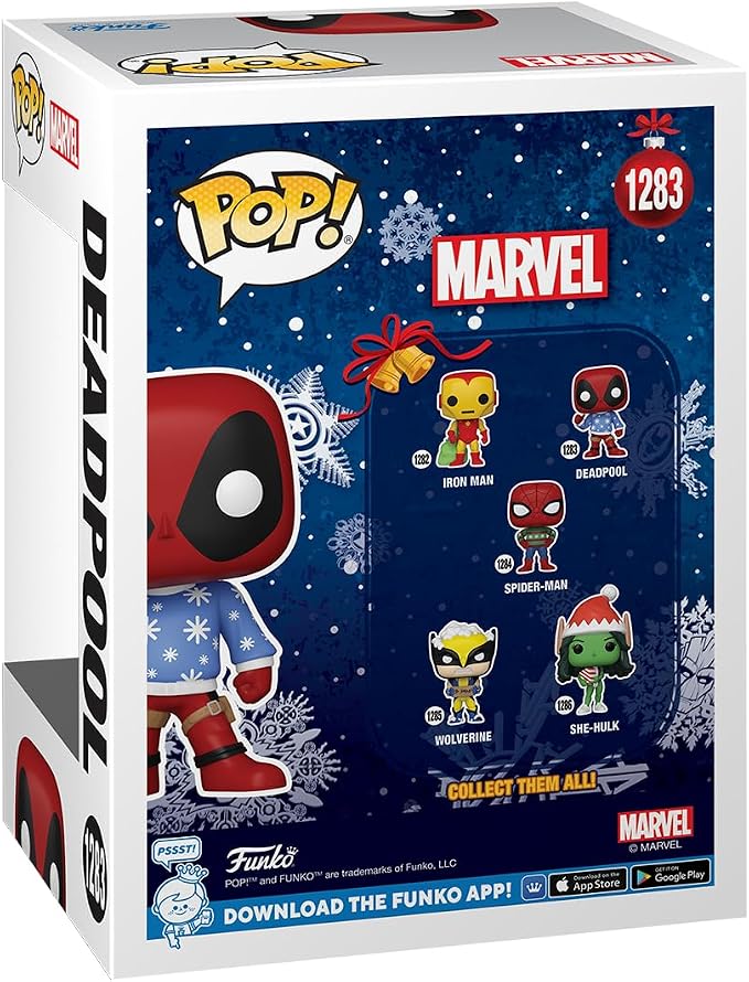 Funko POP! Marvel: Holiday - Deadpool - (SWTR) - Marvel Comics - Collectable Vinyl Figure - Gift Idea - Official Merchandise - for Kids & Adults - Movies Fans - Model Figure for Collectors