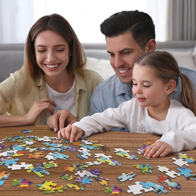 HUADADA Jigsaw Puzzles for Kids 100 Pieces, Underwater Floor Toys Montessori Learning Education Activities Birthday Gifts for Toddlers Boys Girls Ages 5 6 7 8+ Years Old (15"x10"), 1:1 Poster