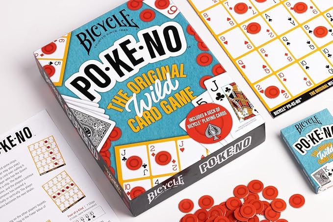 Bicycle Games Bundle - Nertz, Pokeno, Color Addict - 3 Fast-Paced Family Game Night Playing Card Games for Kids and Adults