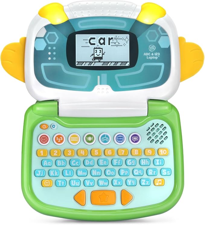 LeapFrog ABC and 123 Laptop for Preschoolers Ages 3-7 Years, Green
