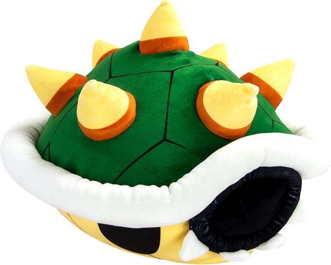 Club Mocchi-Mocchi Bowser Shell Plush - Super Mario Officially Licensed Squishy Collectible Plush Pillow - Gamer Room Decor - 15 Inch - Ages 3+