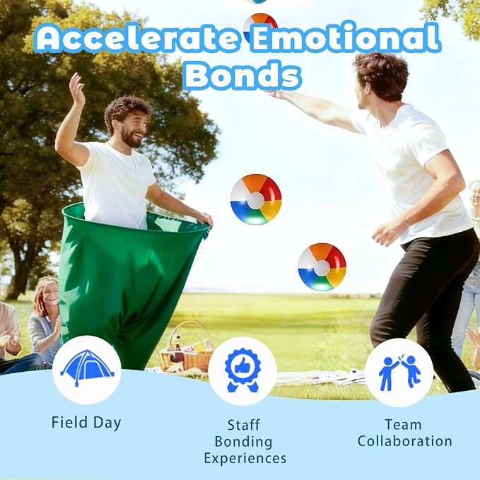 Granny Pants Yard Game, 4Pcs Granny Pants Outdoor Game for Adults and Kids, Giant Outdoor Tossing Games with 4 Oversized Pants & 12 Bouncy Balls, Family Reunion Party Field Game Set