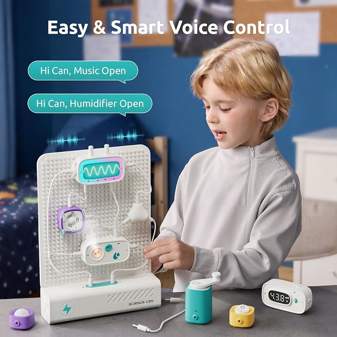 Science Can STEM Toys for Ages 8-13, Circuit Board for Kids with Smart Voice Control, Electronics Exploration Kit 120+ Circuit Projects, Educational Stem Kits for Kids Age 8-10