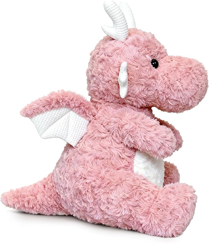 SUSULF Little Flying Dragon - Cute Stuffed Animal Plush Toy - Adorable Soft Dragons Toy Plushies and Gifts - Perfect Present for Kids (Pink,7.87in/20cm)