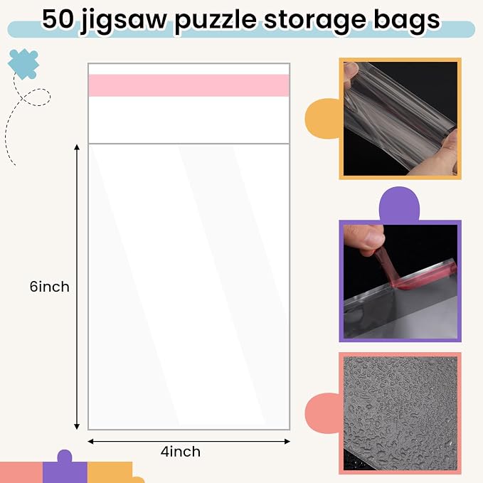 Talltalk DIY Photo Puzzle Punch Maker Set Valentines Custom Jigsaw Puzzle Piece Cutter Machine with Adhesive Foams and Storage Bags for Personalized Customized Pictures Craft Making Tool(4 x 6 Inch)