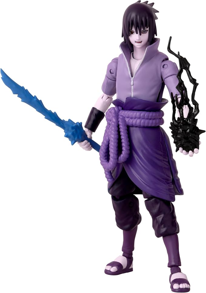 ANIME HEROES - Naruto Shippuden - Uchiha Sasuke Rinnegan/Mangekyo Sharingan Action Figure