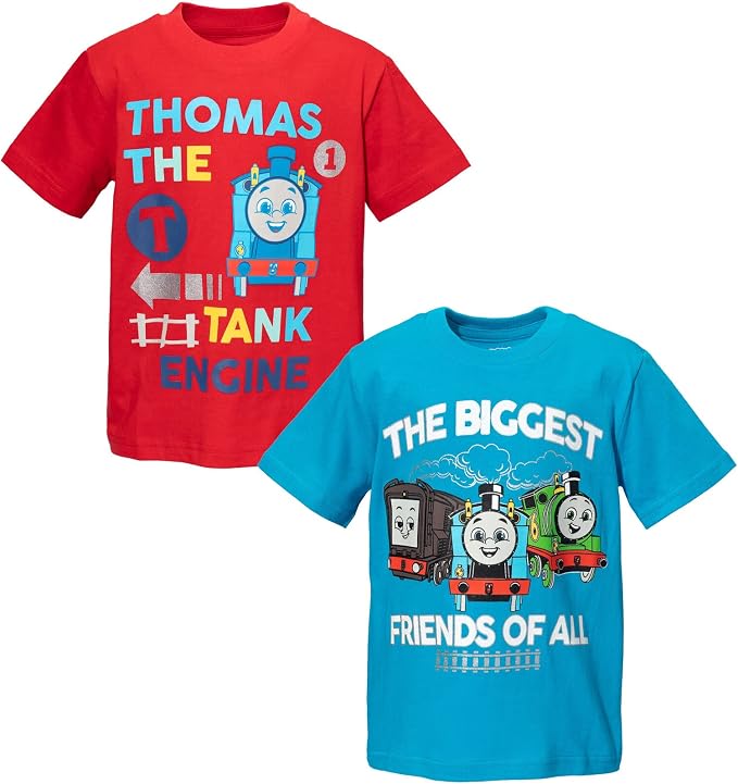 THOMAS & FRIENDS Boys' 2-Piece T-Shirt Set for Baby & Kids