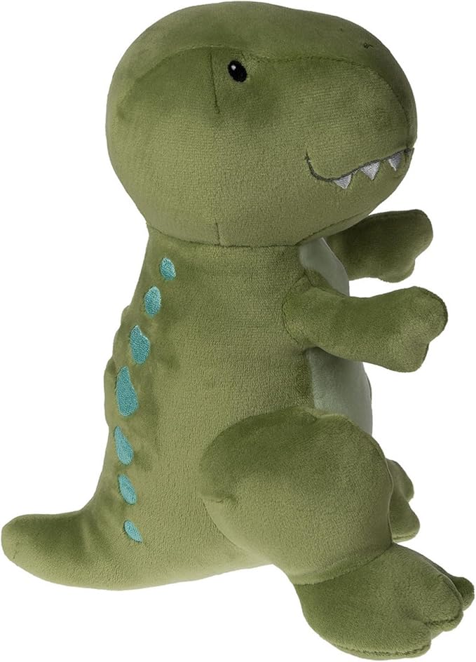 Mary Meyer Stuffed Animal Smootheez Pillow-Soft Toy, 10-Inches, Green T Rex Dinosaur