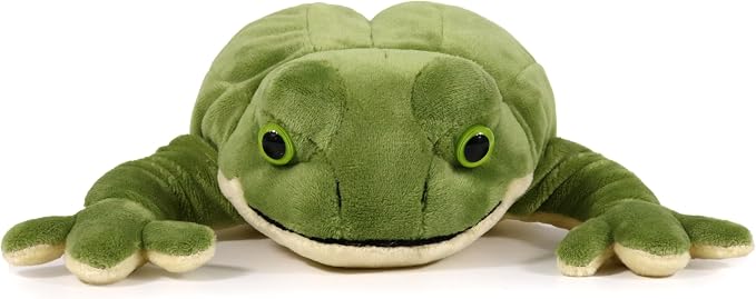Ice King Bear Wild Animal Small Stuffed Animals Zoo Family Plush Toy (Frog 8 Inches)
