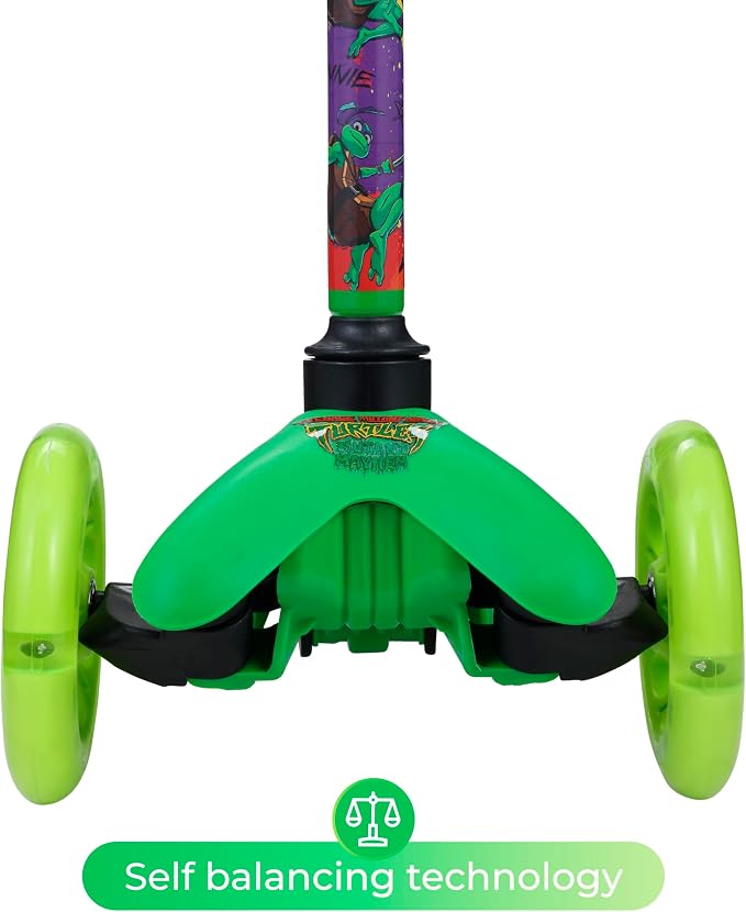 Kick Scooter for Kids, 3 Wheel Self Balancing, Light Up LED Wheels