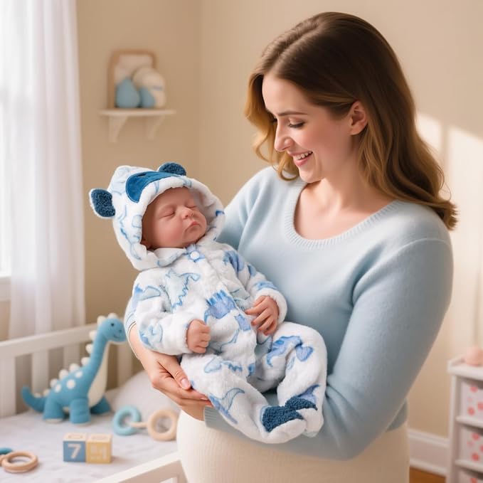 BABESIDE Reborn Baby Dolls Boy, 20 Inch Lifelike Newborn Real Life Poseable Realistic Doll for Boy Soft Vinyl Full Body Baby Dolls with Clothes and Toy Gift for Kids Age 3+
