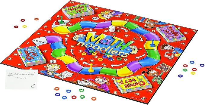 Edupress Math Noodlers Game, Grades 2-3 (EP62350), Multi