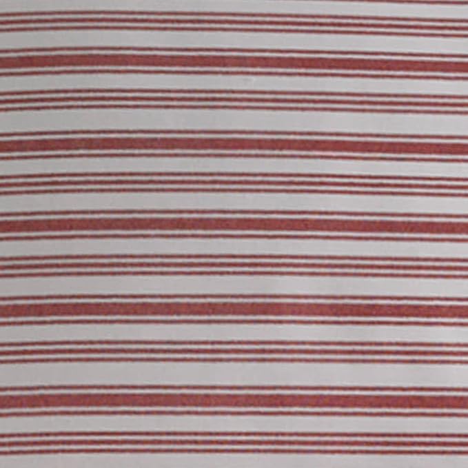 Nautica - Full Sheets, Cotton Percale Bedding Set, Casual Home Decor, Dorm Room Essentials (Coleridge Stripe Red, Full)