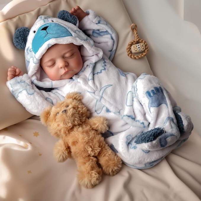 BABESIDE Reborn Baby Dolls Boy, 20 Inch Lifelike Newborn Real Life Poseable Realistic Doll for Boy Soft Vinyl Full Body Baby Dolls with Clothes and Toy Gift for Kids Age 3+