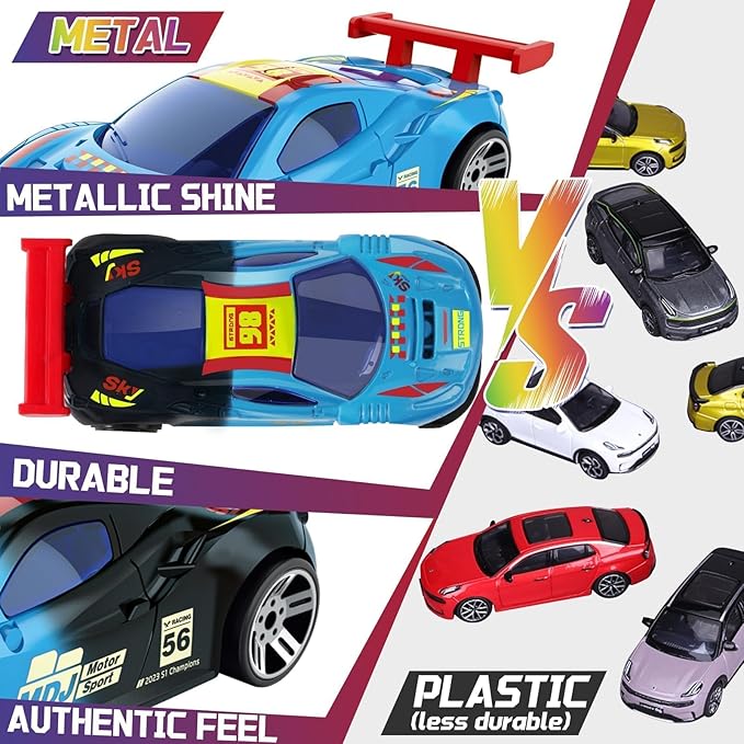 Color Changing Cars Toys Bath Toys for Kids Ages 1-3 4-8 Goodie Bags Fillers for Kids Grandkids Pool Water Toys Boys Birthday Car Gifts Sensory Die-Cast Toys Mini Sensory Toys Theme Party Giveaways