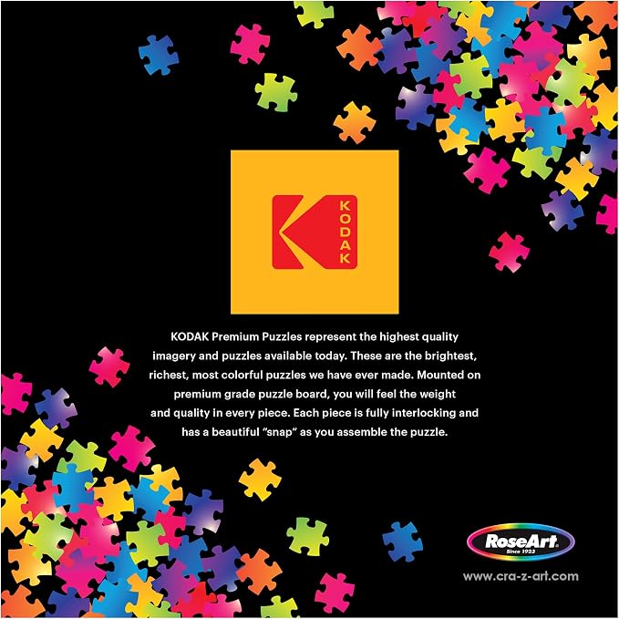 RoseArt - Kodak Premium - Country Compilation - 1000 Piece Jigsaw Puzzle for Adults