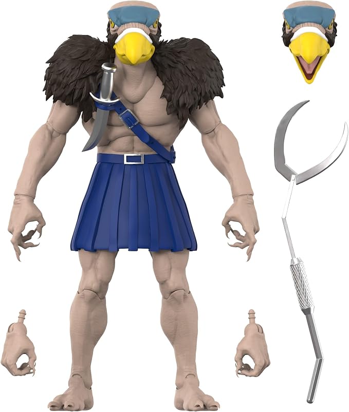 Super7 ULTIMATES! Thundercats Vultureman (Toy Version) - 7" Thundercats Action Figure with Accessories - Classic Cartoon Collectibles and Retro Toys