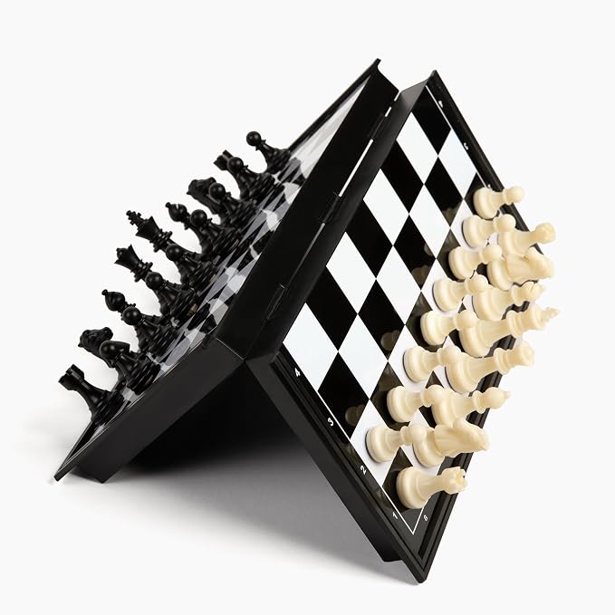 Magnetic Chess Set for Kids and Beginners with Free Audiobook - Strategy Board Game for Children - Educational Learning Toy for Critical Thinking, Problem Solving