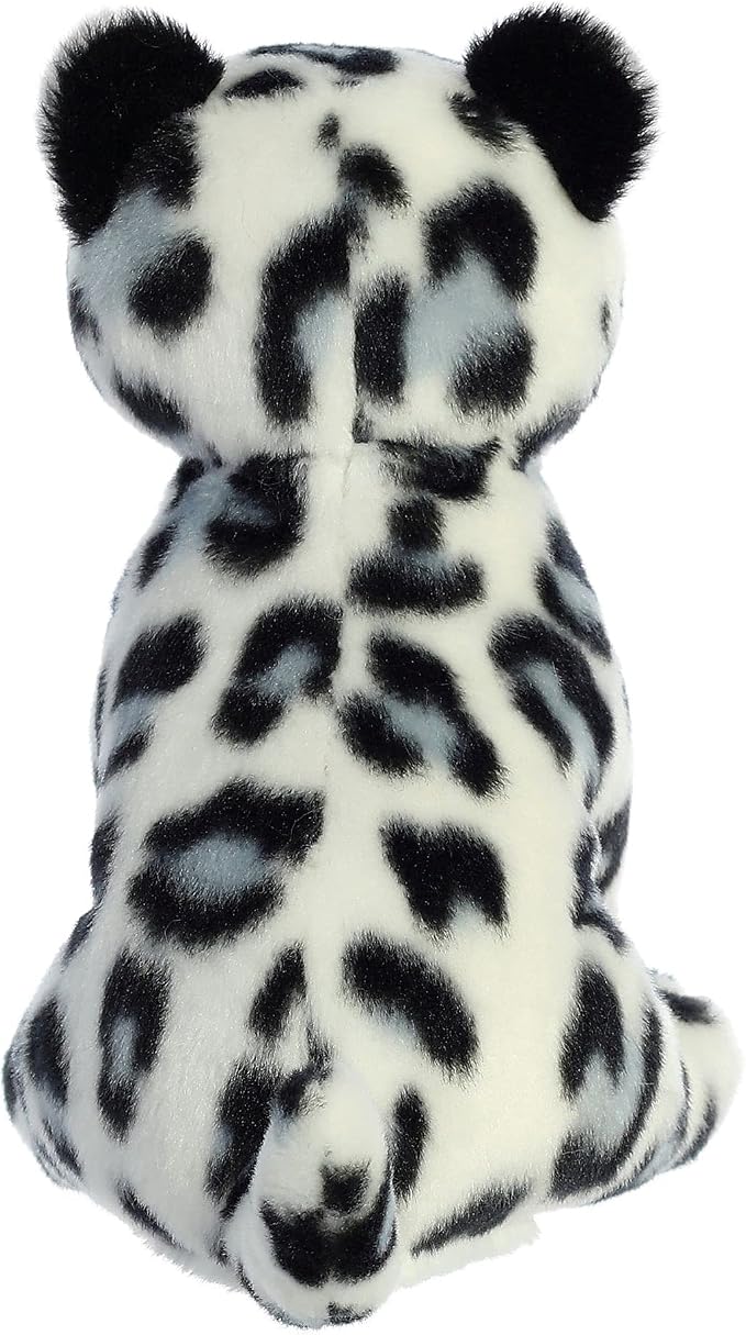 Aurora® Responsibly Made Eco Nation™ Snow Leopard Stuffed Animal - Ideal for Playtime Adventures - Perfect for Birthdays or Just Because - White 7.5 Inches