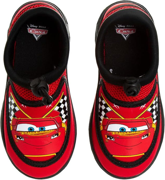 Toy Story Cars Boys Water Shoes Kids Sandals Lightning McQueen Woody Buzz Lightyear Monster Jam Grave Digger Pool Aqua Socks Bungee Waterproof Quick Dry 5-10 Toddler 11-12 Little Kid