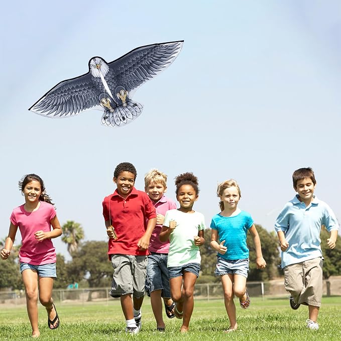 SGftre Complete Kite with Handle, Line & Accessories,Easy to Fly for Kids & Adults, Perfect for Beach, Park, Family Outdoor Activities