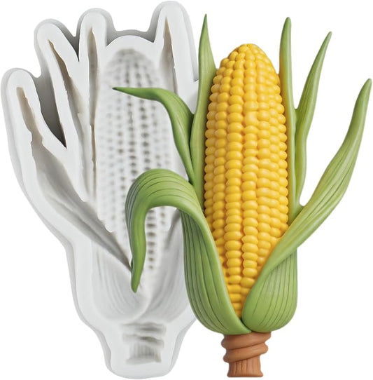 Corn Polymer Clay Mold Vegetable Corn Silicone Molds for DIY Crafts Epoxy Resin Casting Air Dry Polymer Clay Plaster Jewelry Making