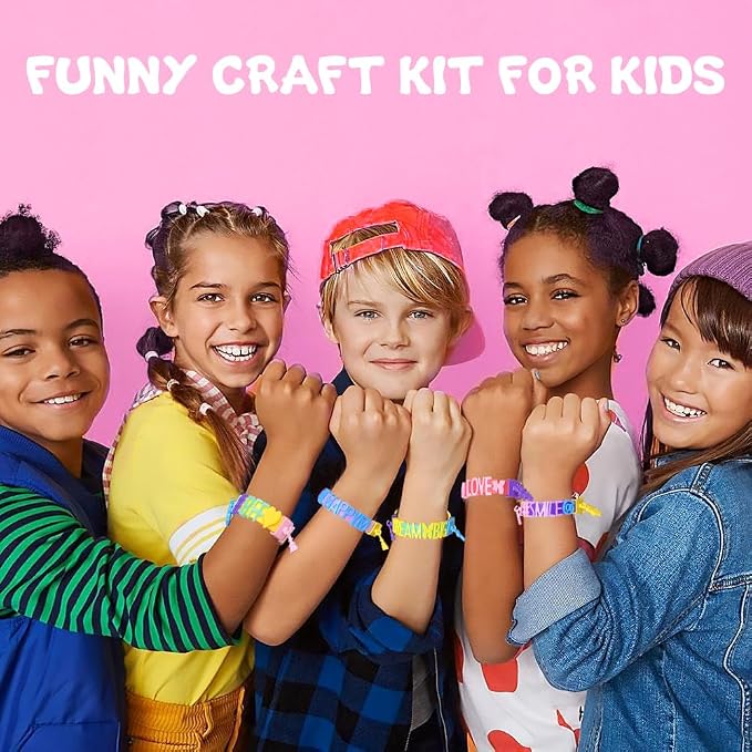 Art & Craft Kits for Kids, Birthday Gifts Friendship Bracelet Making Kit for Girls, DIY Jewelry Making Kit, Girls Present for Ages 5-12, Toys for Age 5, 6, 7, 8, 9, 10, 11, 12 Years Old