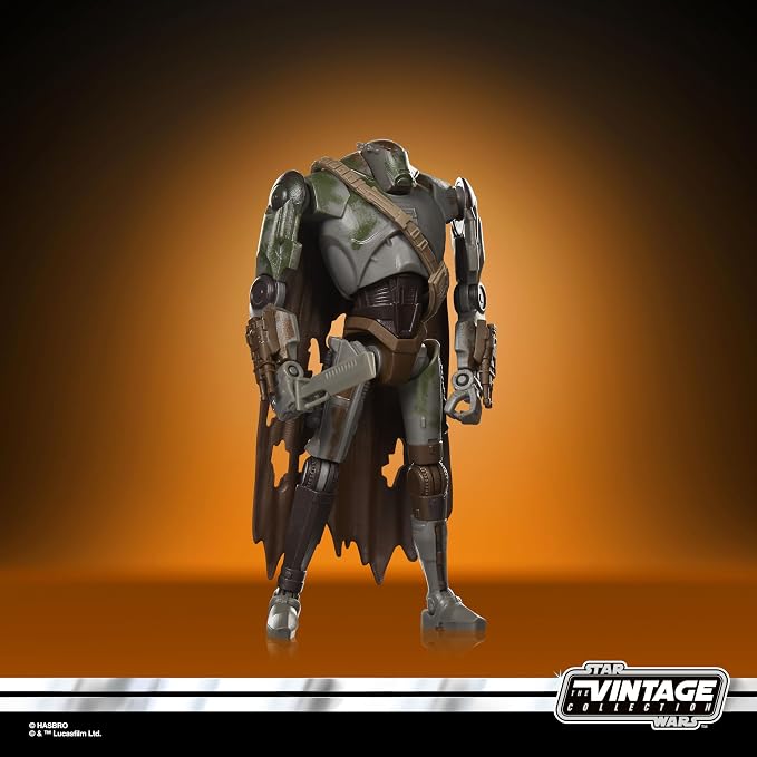 STAR WARS The Vintage Collection Mercenary Droid, The Mandalorian and Grogu Premium 3.75 Inch Collectible Action Figure