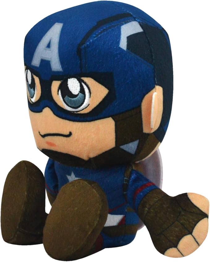 Marvel Captain America 8" Kuricha Sitting Plush - Soft Chibi Inspired Toy