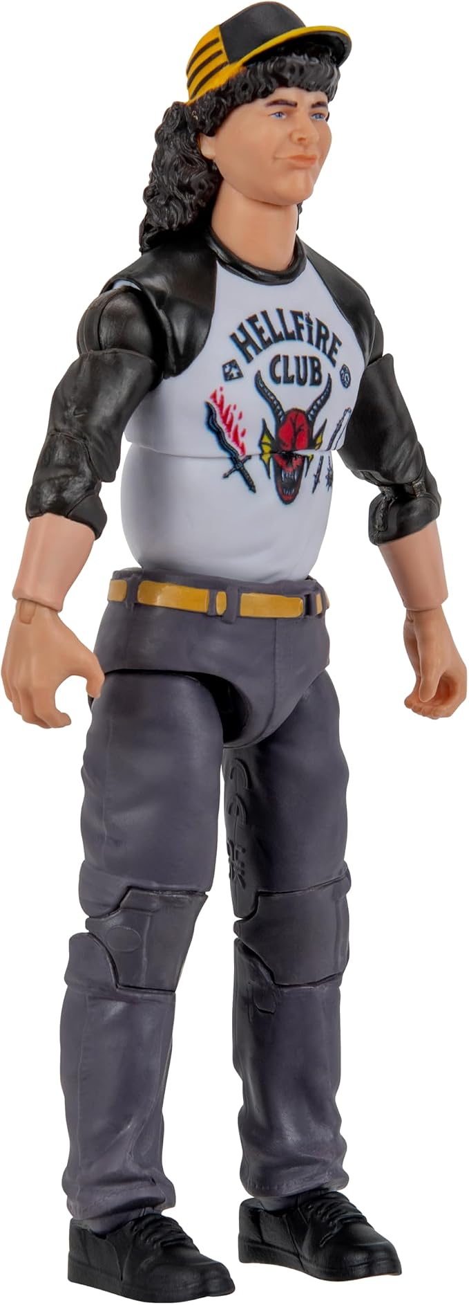 Stranger Things Dustin Henderson Upside Down Collector Figure - 6-Inch Highly Detailed Figure with Soft Good Clothing and Unique Accessories