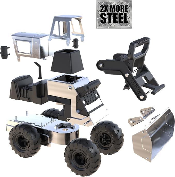 Tonka Retro Collector's Edition - Made with 2X More Steel, Kids Construction Toy, Metal Truck, Toy Truck for Boys and Girls, Kids, Toddlers, Ages 3+, Front Loader - Amazon Exclusive