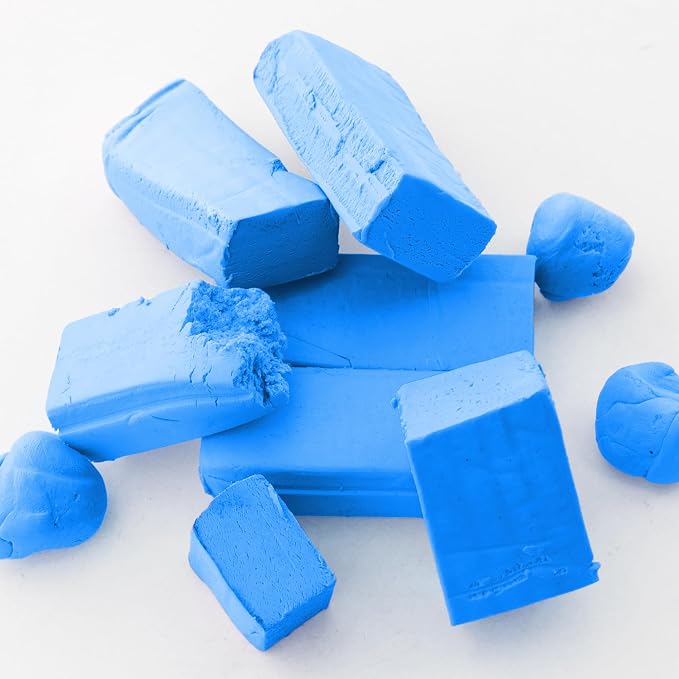 BAZIC Products Blue Modeling Clay, 1 lb, Non-Hardening, for Sculpting Art Crafts, Reusable, Case of 24