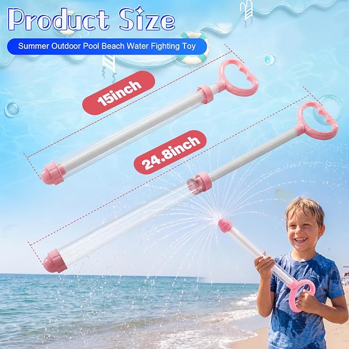 12 Pack Fireworks Water Gun,Fun Firework Spray Water Squirter for Kids Teens Adults Summer Swimming Pool Beach Water Play