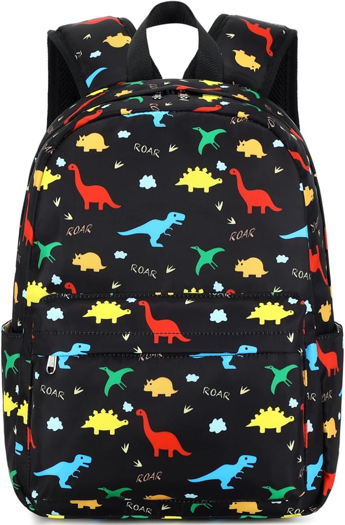 CAMTOP Preschool Backpack for Kids Boys Girls Toddler Backpack Kindergarten School Bookbags for Age 3-8 (Colorful Dinosaur)