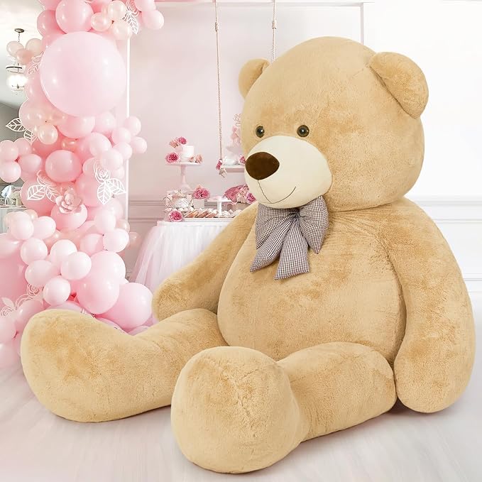 MaoGoLan Giant Teddy Bear 10ft Stuffed Animal, Huge Jumbo Size 10 Feet Teddy Bear Plush, Charming and Fluffy Teddy Bear for Decorations, Celebrations,Valentines Day,Baby Shower,Brown