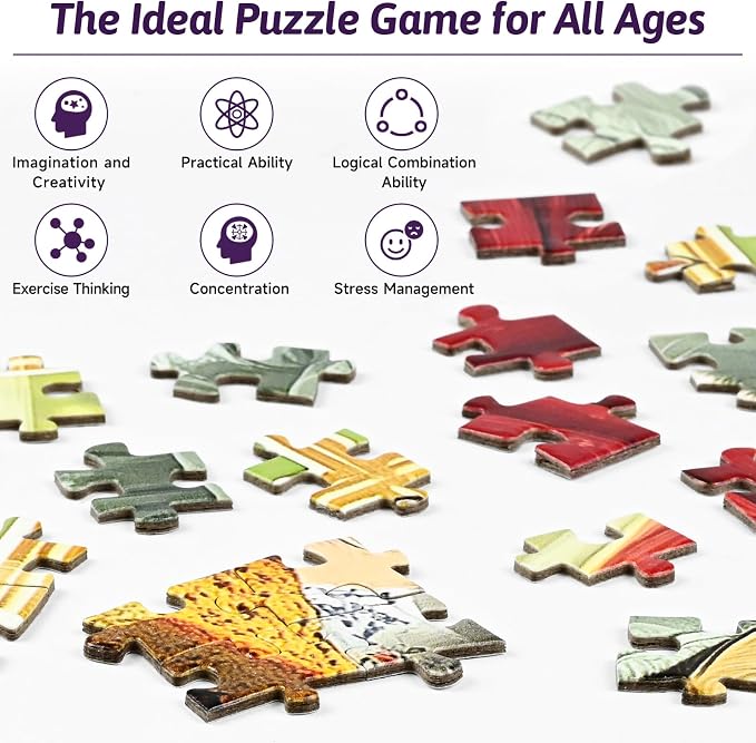 Starry Night Sailing Ship Jigsaw Puzzles for Adults - Premium Large 1000pcs Adults Puzzle, Challenging DIY Brain Teaser, Family Bonding Activity, Celestial Theme Puzzle Jigsaw Puzzles for Adults