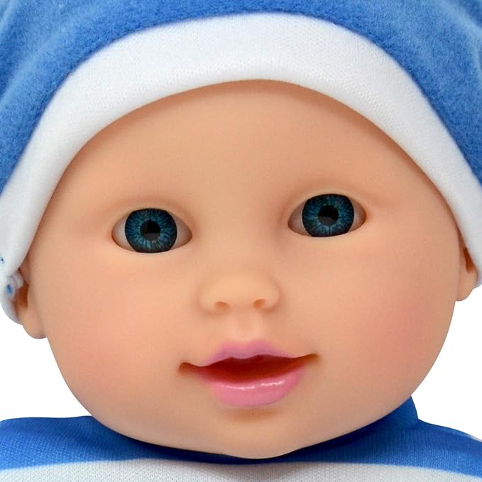 The New York Doll Collection 11 inch Soft Body Baby Doll in Gift Box - 11" Baby Doll Toy for Kids, Boys, Girls and Toddlers - Baby Doll Pacifier Accessory Included