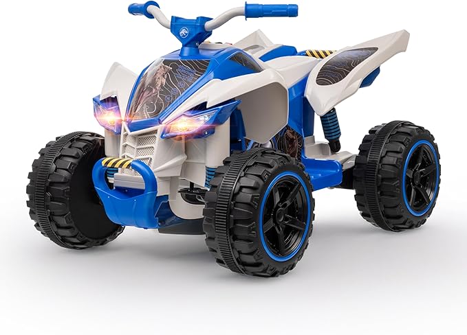 Jurassic 12V ATV Ride On Toy, Fun and Exciting Ride for Kids, Stylish Design for Imaginative Play