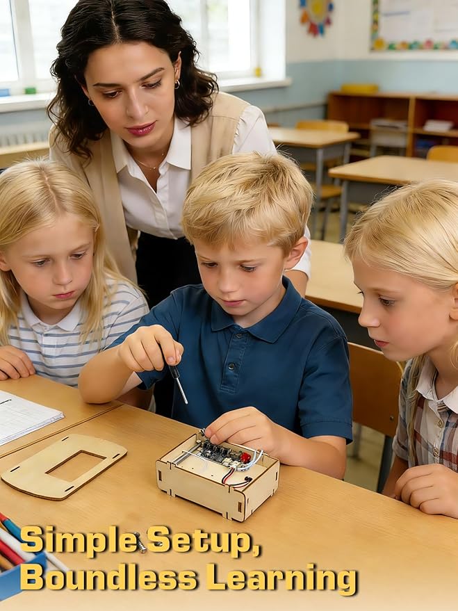 STEM Toys DIY Radio Kit Science Kits for Kids Age 8-12 12-14, Engineering Electronics Project Building Your Own Radio for Boys Girls