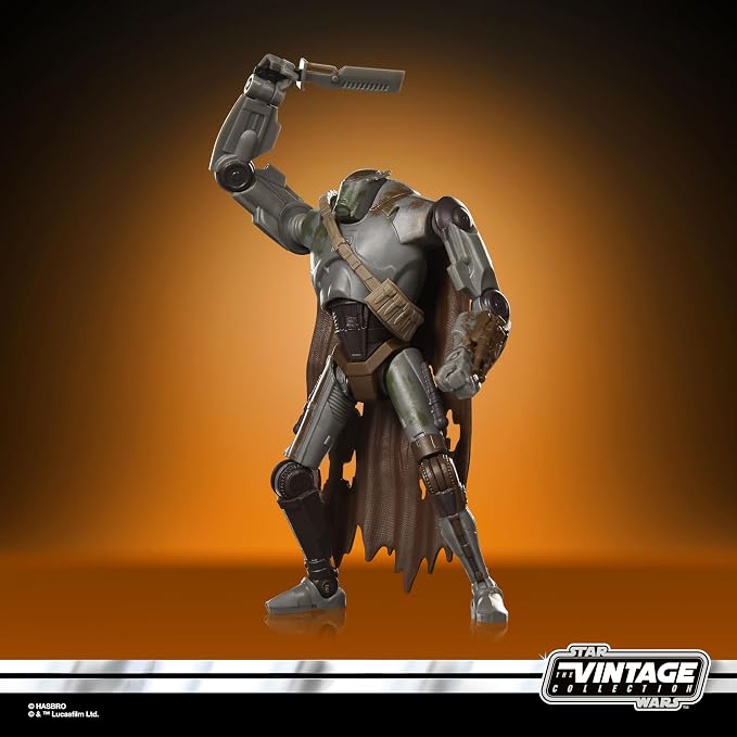STAR WARS The Vintage Collection Mercenary Droid, The Mandalorian and Grogu Premium 3.75 Inch Collectible Action Figure