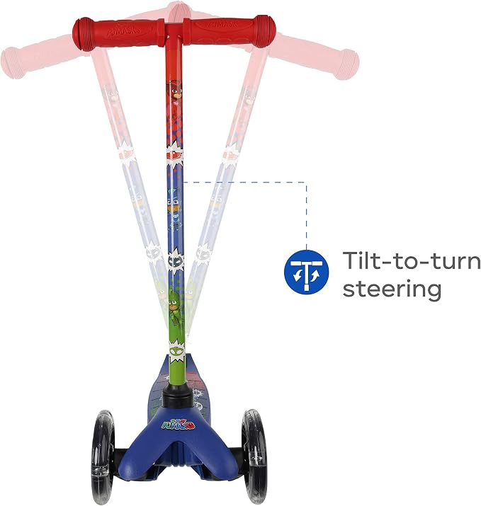 Kick Scooter for Kids, 3 Wheel Self Balancing, Light Up LED Wheels
